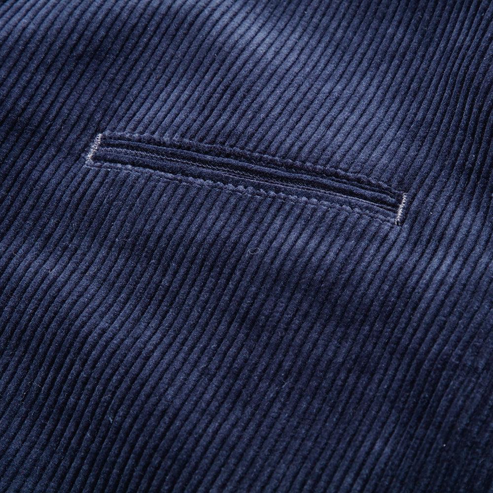 Pherrow's 22W-PWSC1 Corduroy Jacket Navy - Image 4