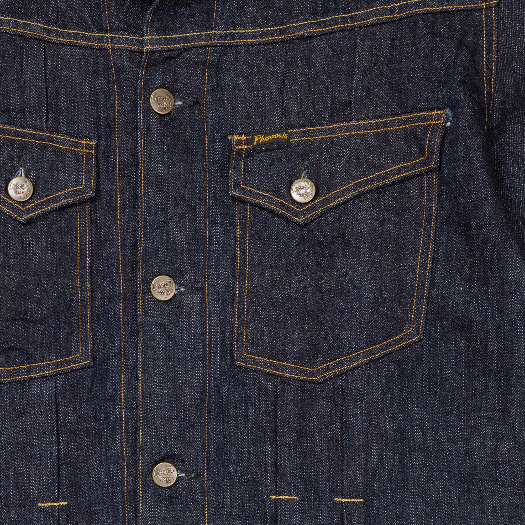 Pherrow's 427J Denim Jacket Indigo - Image 4