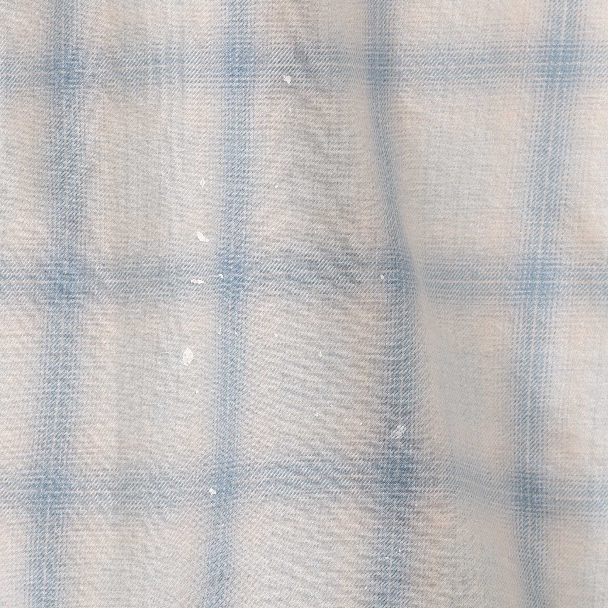 Pherrow's 731SN-UW Cotton Flannel Shirt Blue - Image 8
