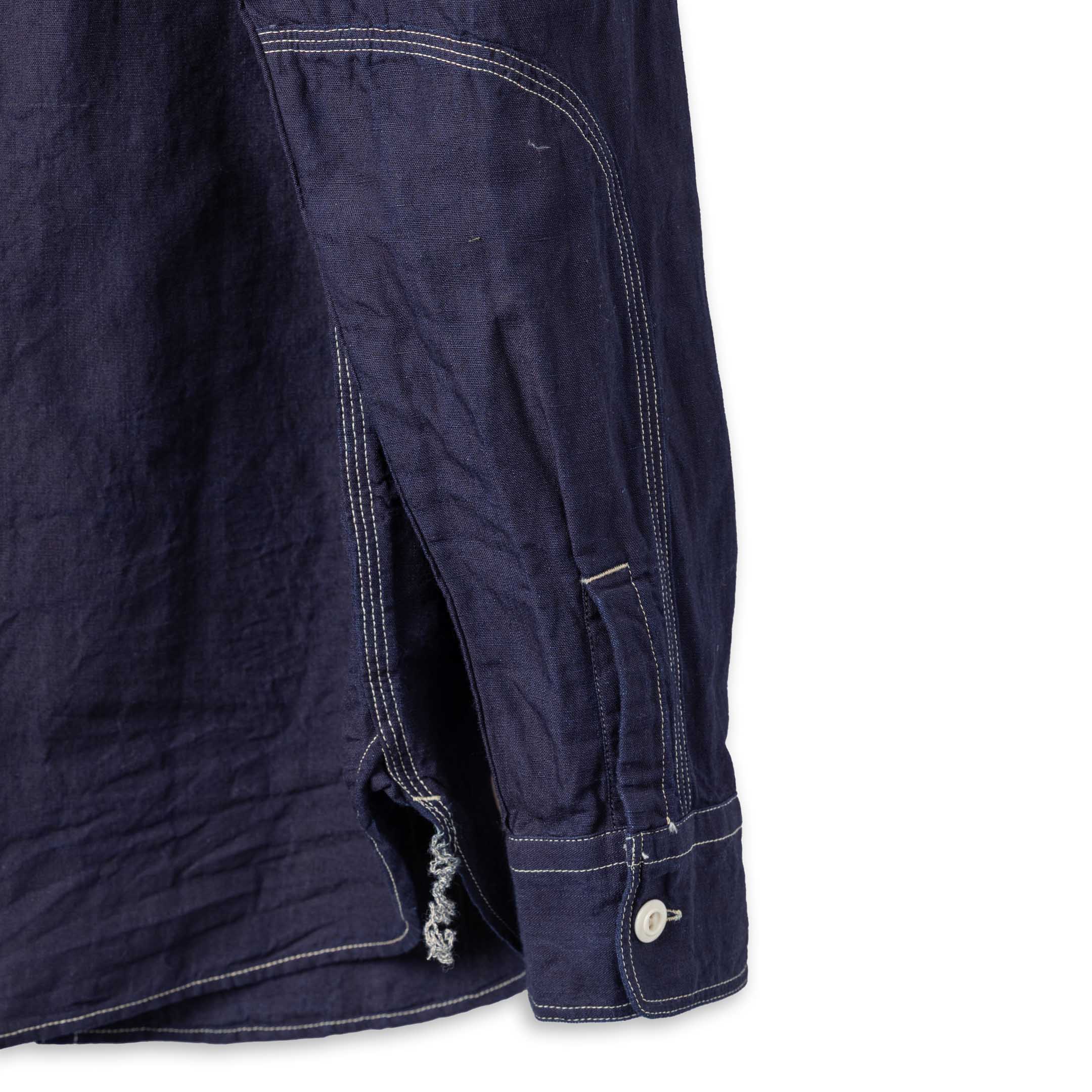 Pherrow's 770WS Chambray Shirt Dark Indigo - Image 4