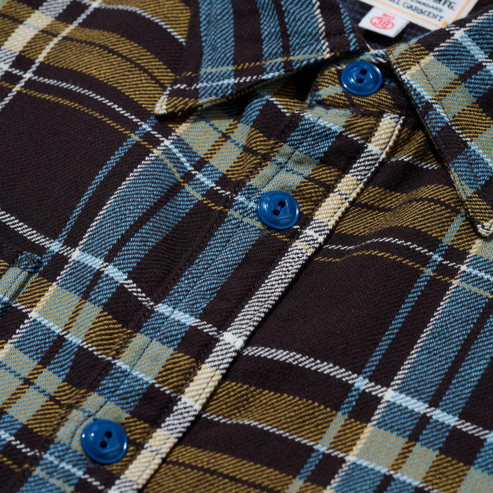Pherrow's Flannel Shirt Black x Blue - Image 4