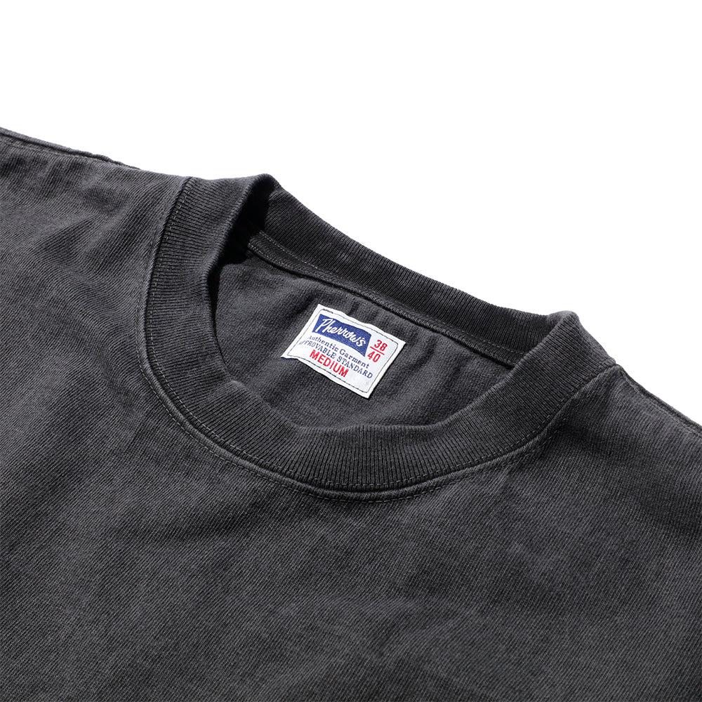 Pherrow's Heavyweight Pocket Tee Faded Black - Image 5