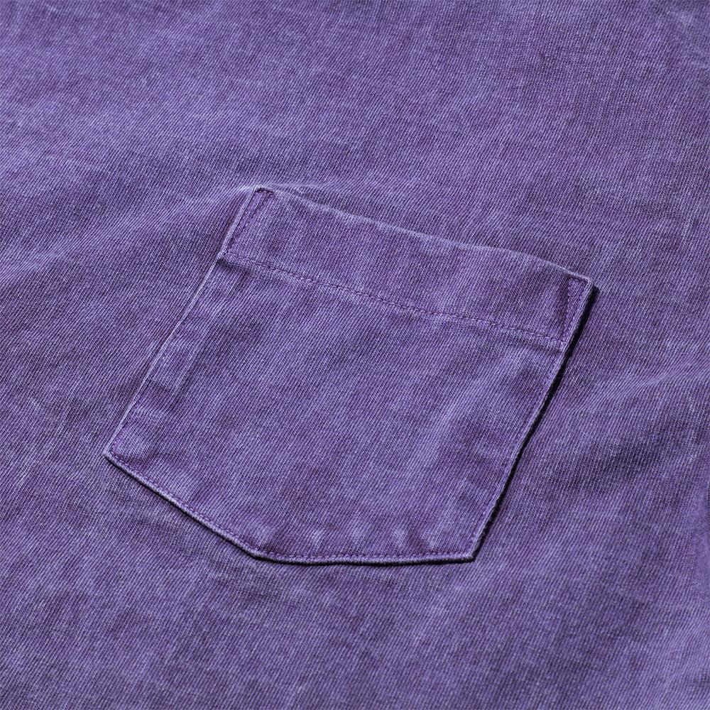 Pherrow's Heavyweight Pocket Tee Faded Purple - Image 2