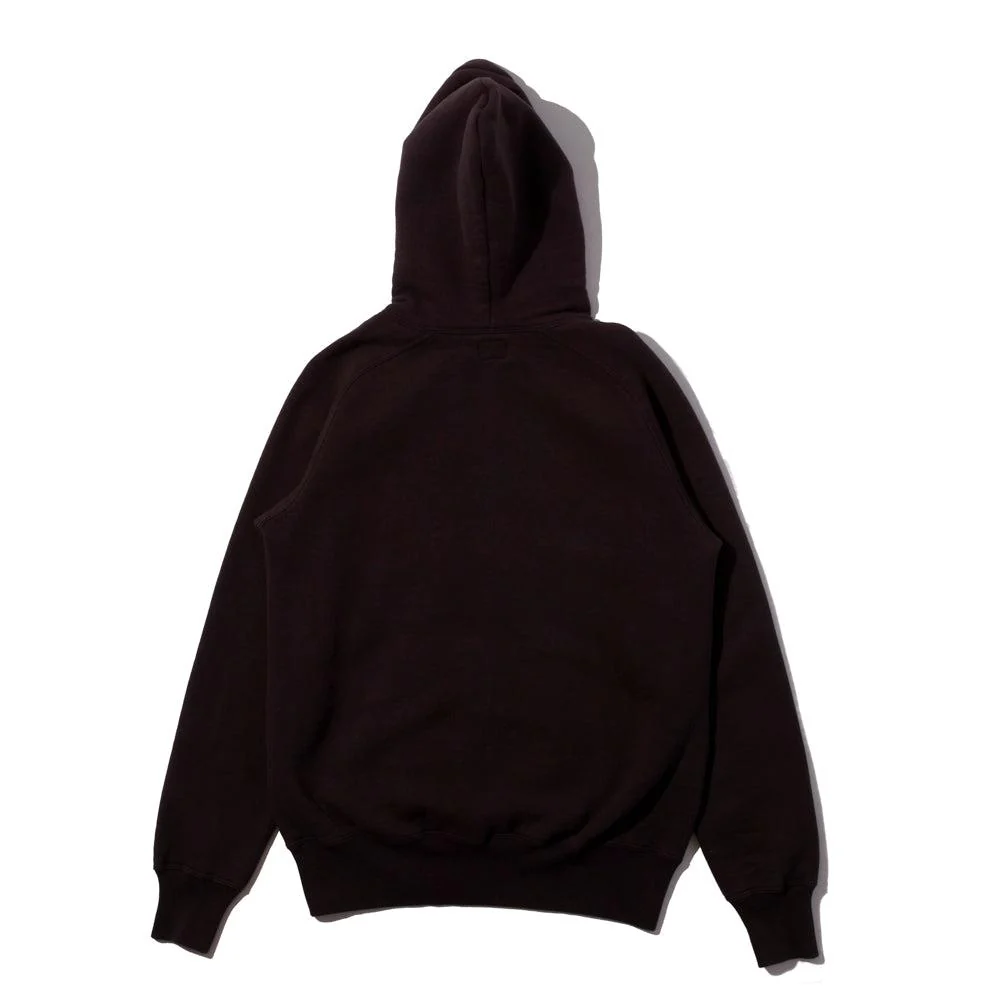 Pherrow's Loopwheel Hooded Sweatshirt Black - Image 2