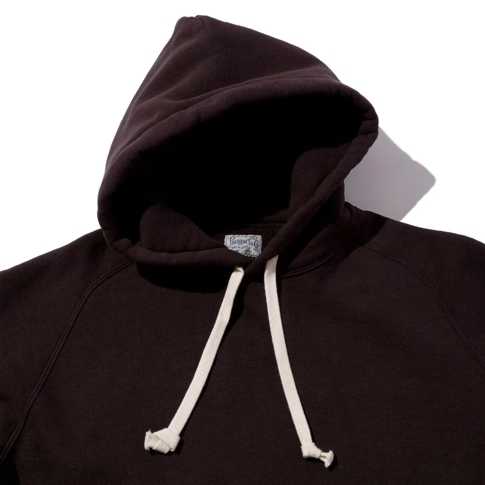 Pherrow's Loopwheel Hooded Sweatshirt Black - Image 3