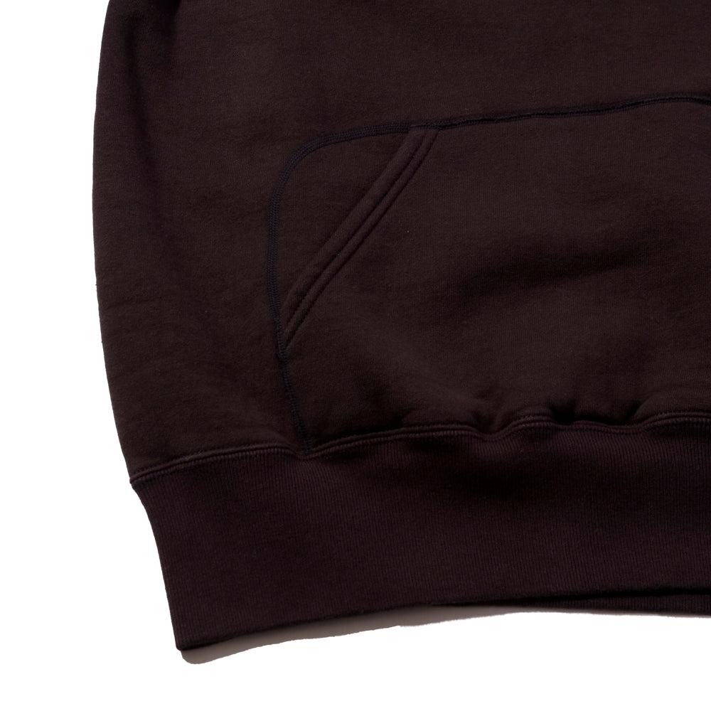 Pherrow's Loopwheel Hooded Sweatshirt Black - Image 4