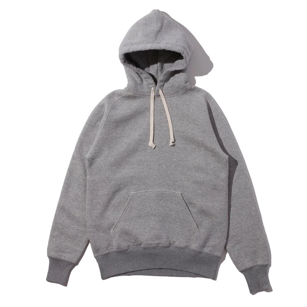 Pherrow's Loopwheel Hooded Sweatshirt Heather Grey