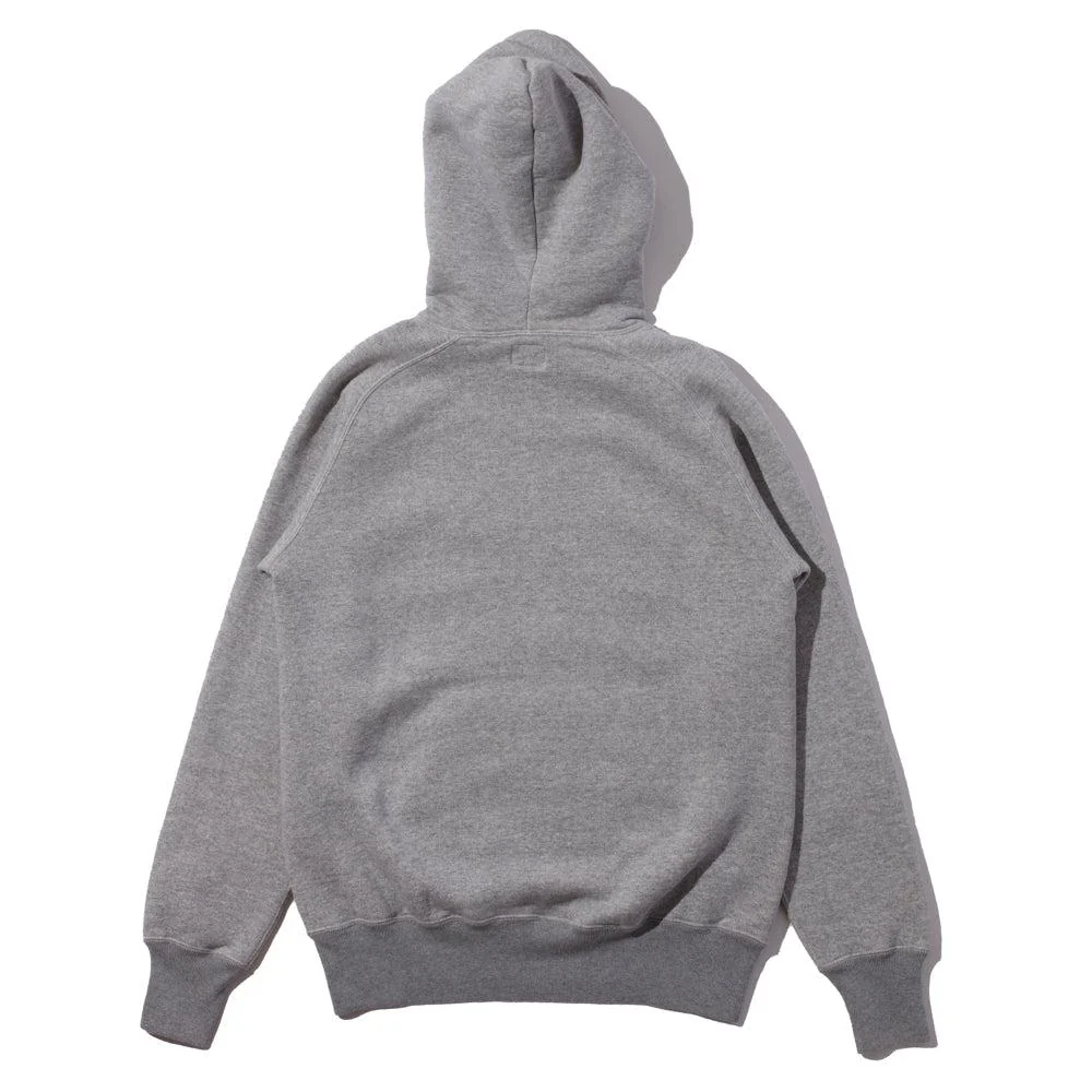Pherrow's Loopwheel Hooded Sweatshirt Heather Grey - Image 2