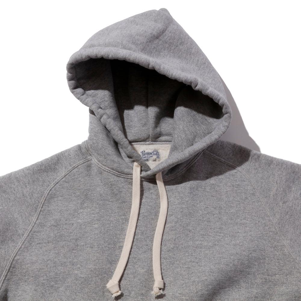 Pherrow's Loopwheel Hooded Sweatshirt Heather Grey - Image 3