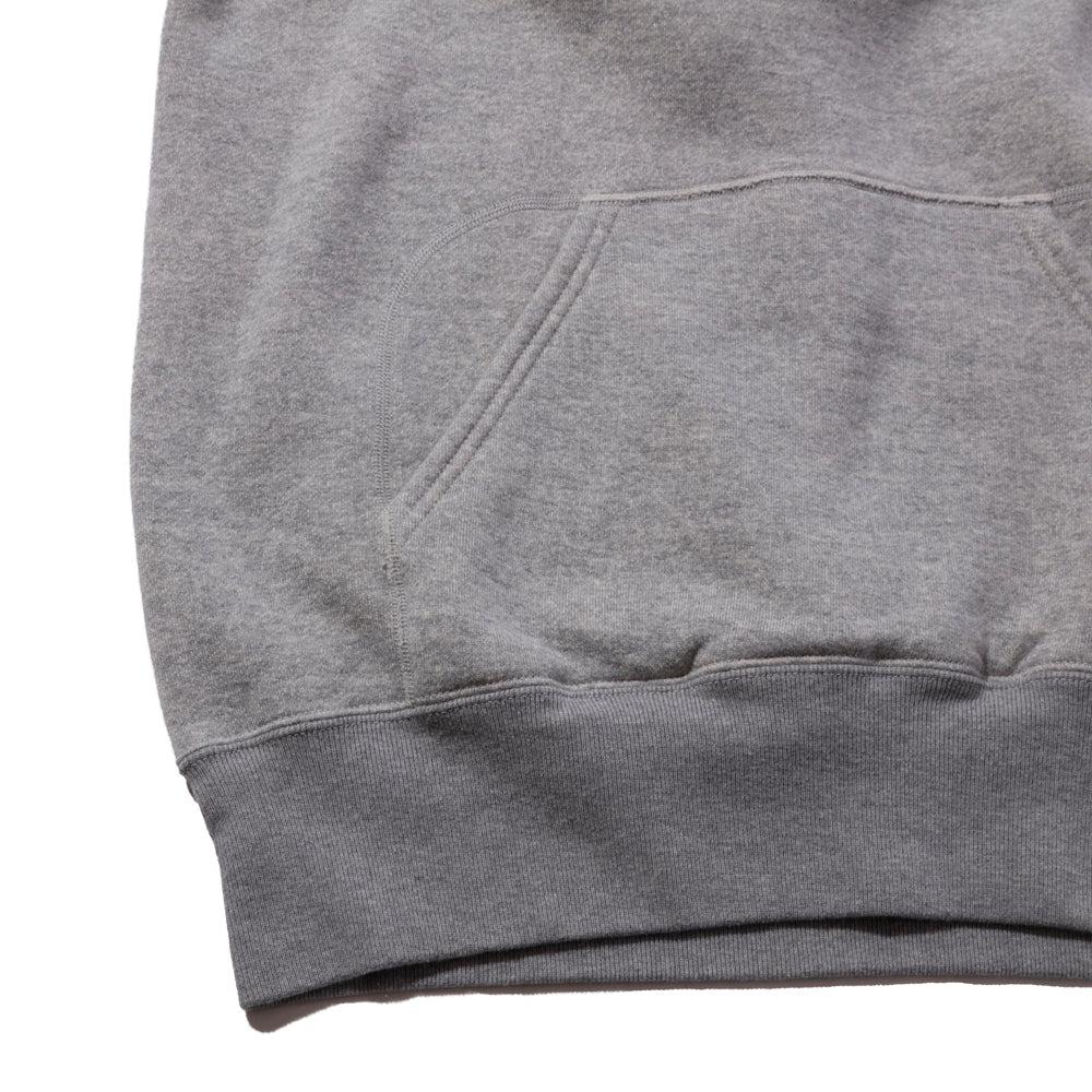 Pherrow's Loopwheel Hooded Sweatshirt Heather Grey - Image 4
