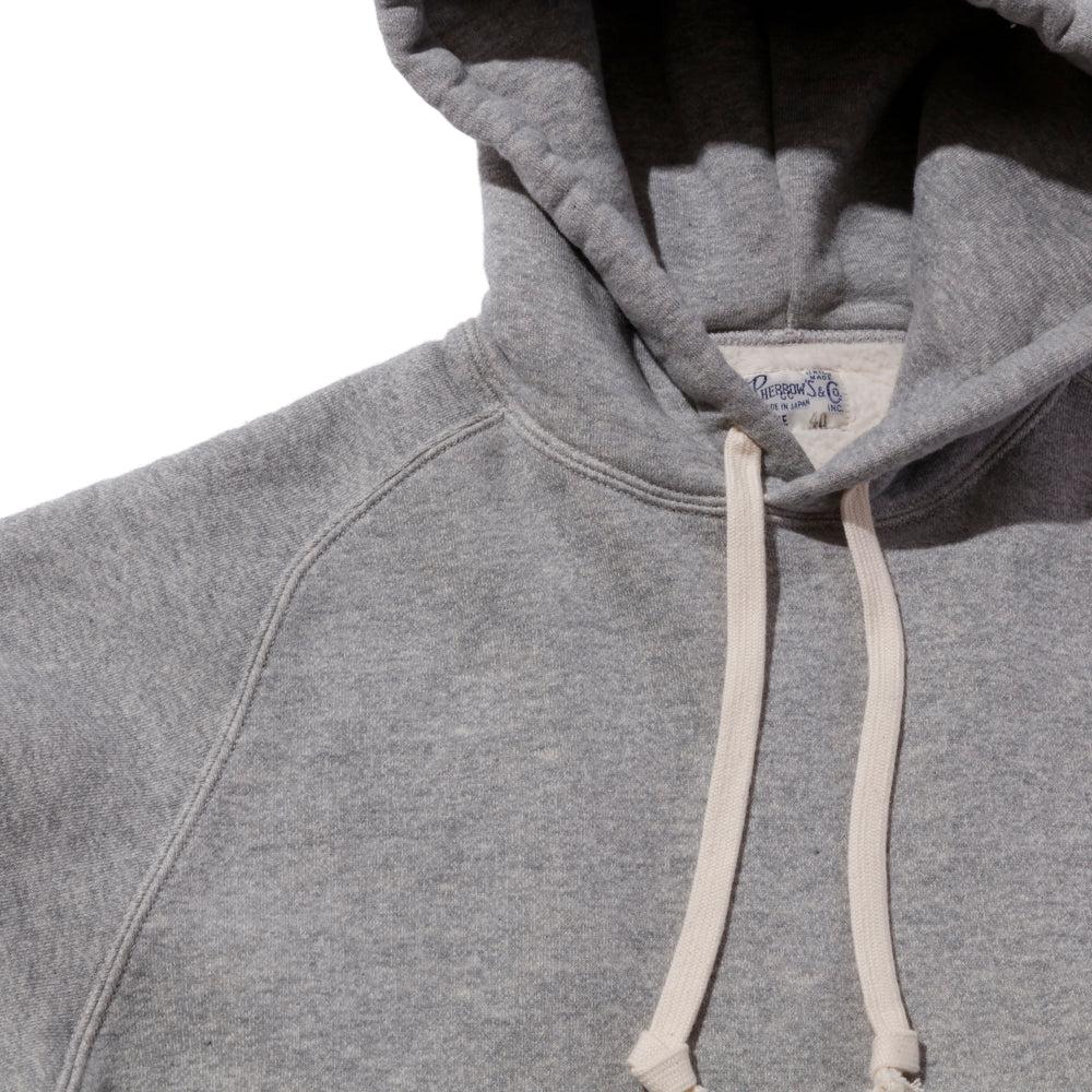 Pherrow's Loopwheel Hooded Sweatshirt Heather Grey - Image 5
