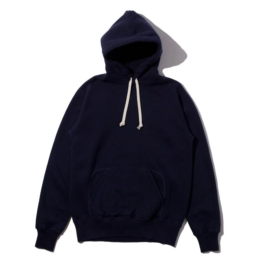 Pherrow's Loopwheel Hooded Sweatshirt Navy