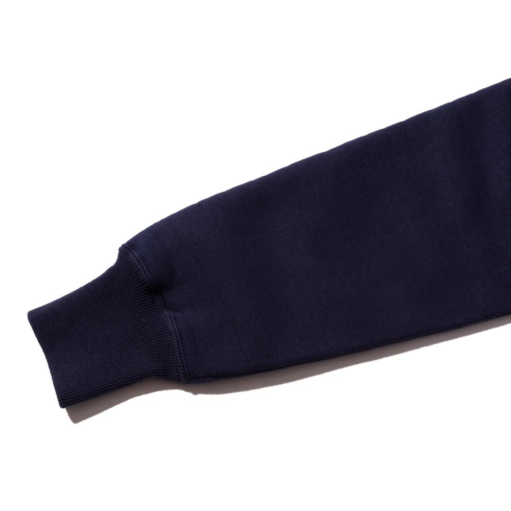 Pherrow's Loopwheel Hooded Sweatshirt Navy - Image 7