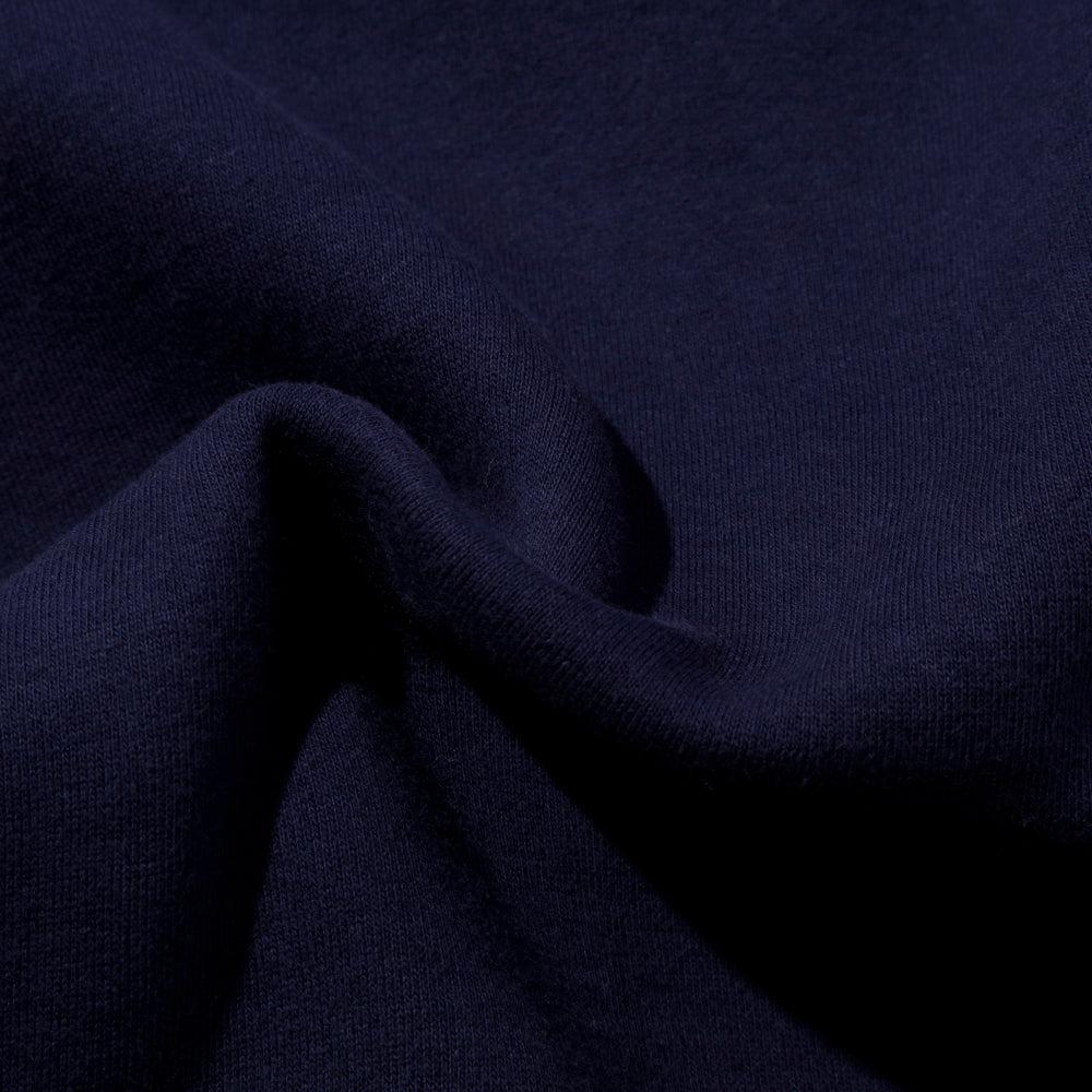 Pherrow's Loopwheel Hooded Sweatshirt Navy - Image 8