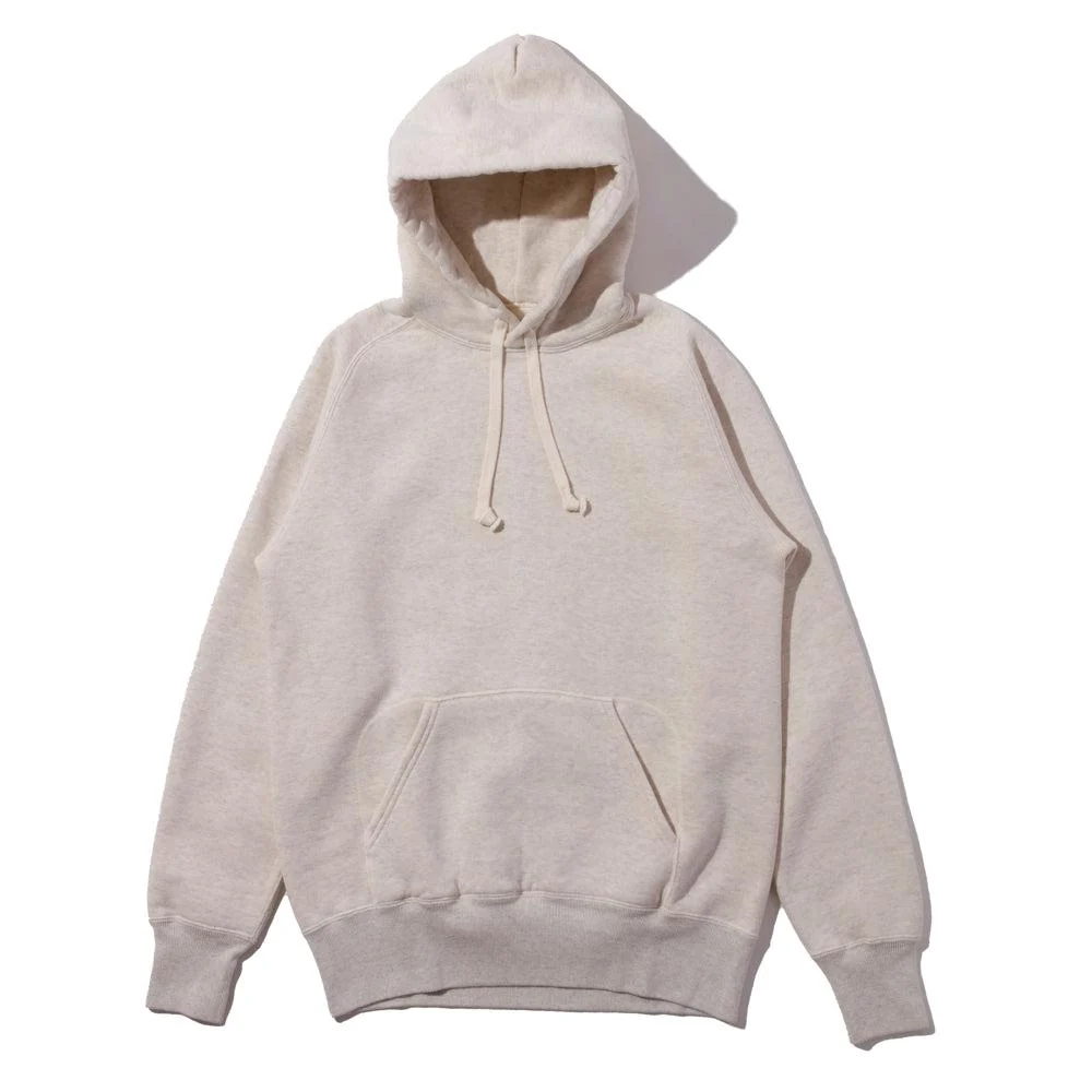Pherrow's Loopwheel Hooded Sweatshirt Oatmeal