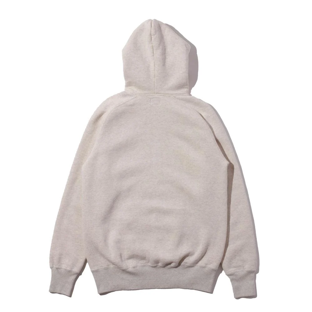 Pherrow's Loopwheel Hooded Sweatshirt Oatmeal - Image 2