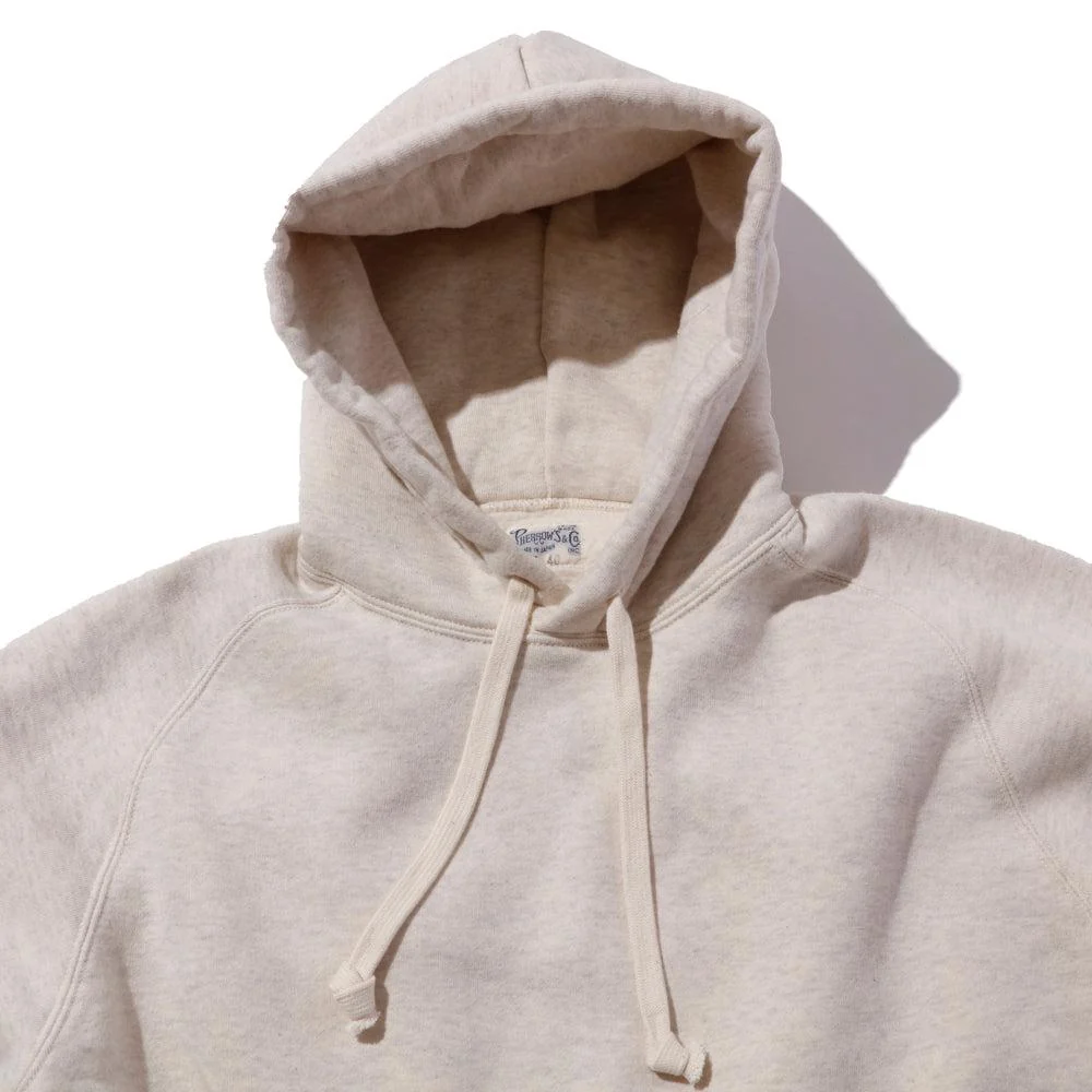 Pherrow's Loopwheel Hooded Sweatshirt Oatmeal - Image 3
