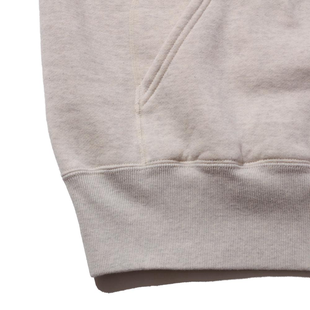 Pherrow's Loopwheel Hooded Sweatshirt Oatmeal - Image 5