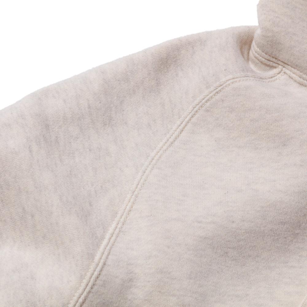 Pherrow's Loopwheel Hooded Sweatshirt Oatmeal - Image 6