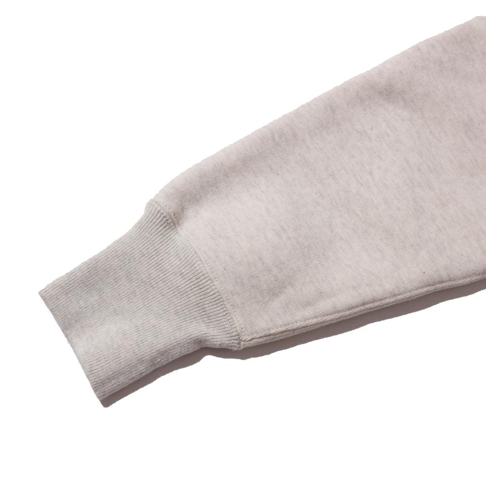 Pherrow's Loopwheel Hooded Sweatshirt Oatmeal - Image 7