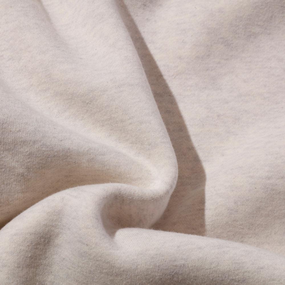 Pherrow's Loopwheel Hooded Sweatshirt Oatmeal - Image 8