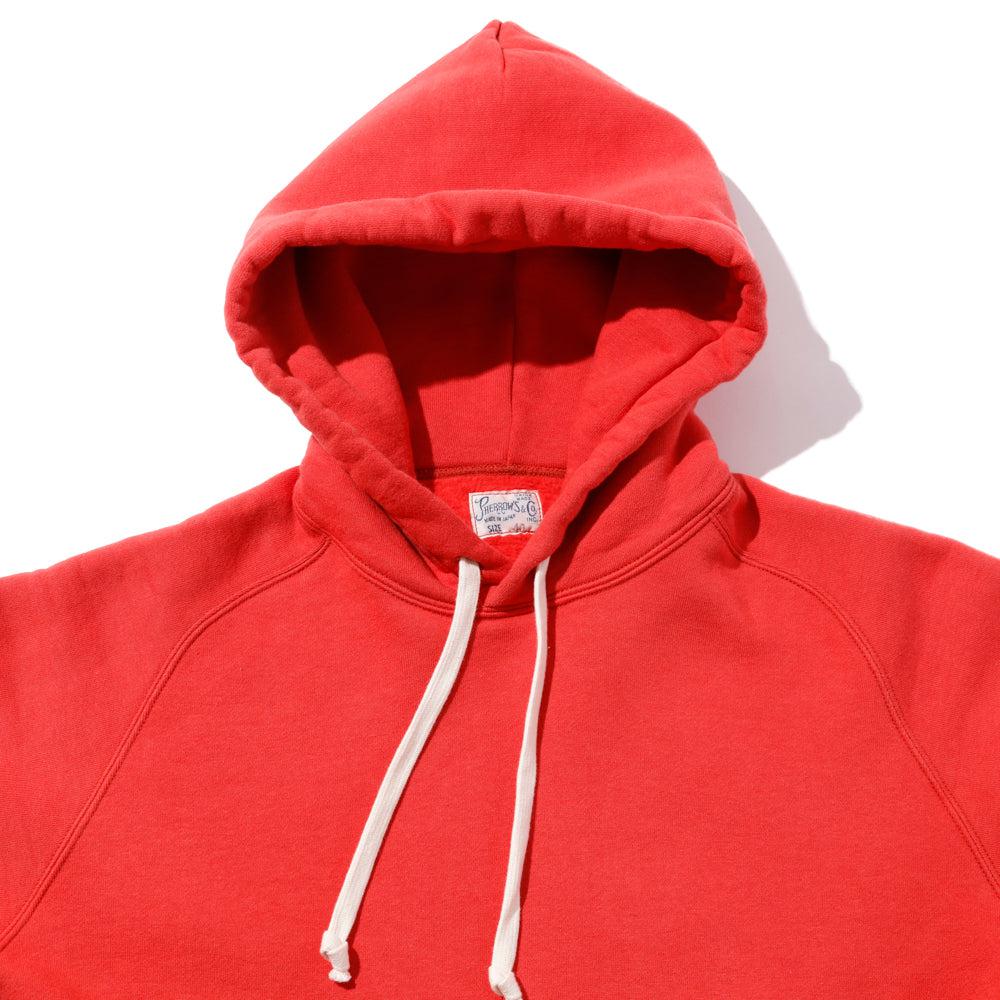 Pherrow's Loopwheel Hooded Sweatshirt Red - Image 3