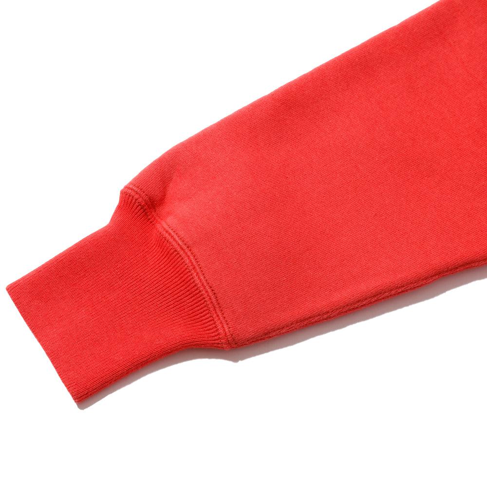Pherrow's Loopwheel Hooded Sweatshirt Red - Image 7