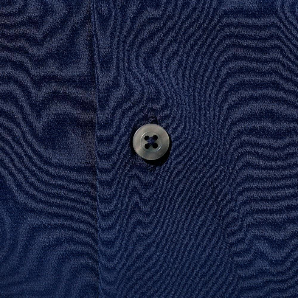Pherrow's Open Collar Shirt Navy - Image 5