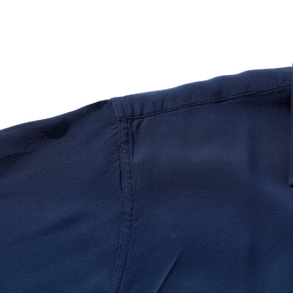 Pherrow's Open Collar Shirt Navy - Image 6