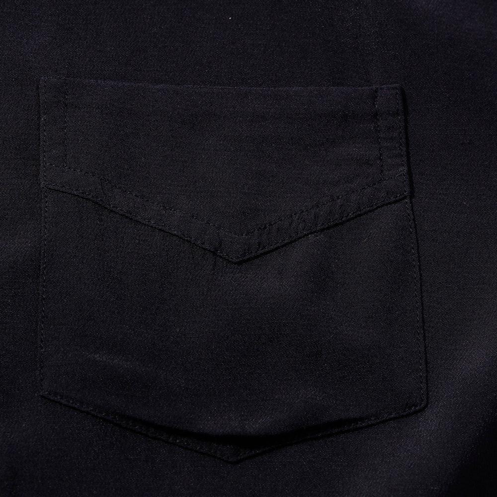 Pherrow's Open Collar Shirt S. Black - Image 8