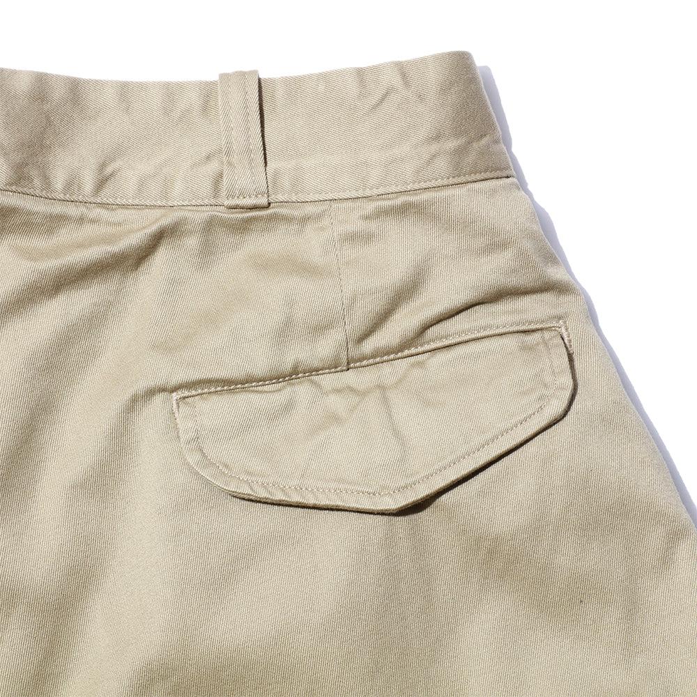Pherrow's Pleated Shorts Beige - Image 5