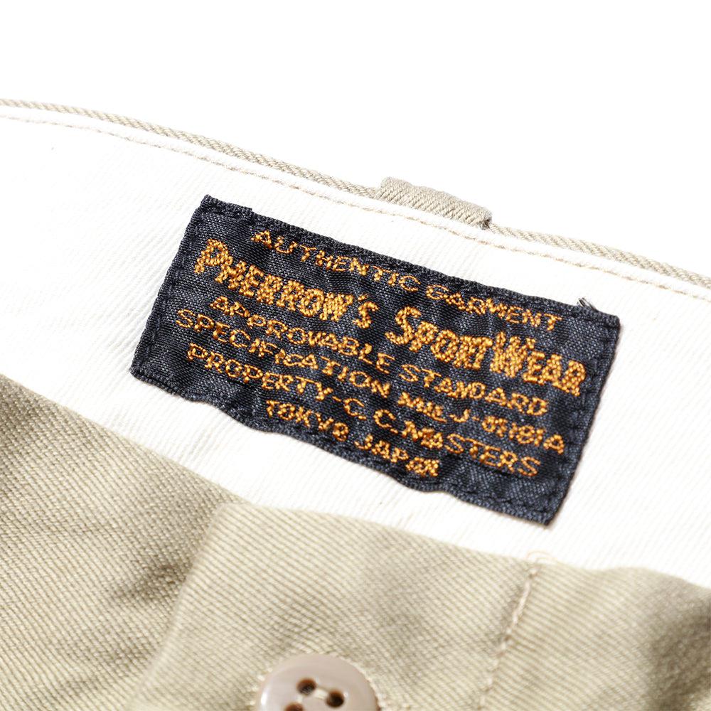 Pherrow's Pleated Shorts Beige - Image 6