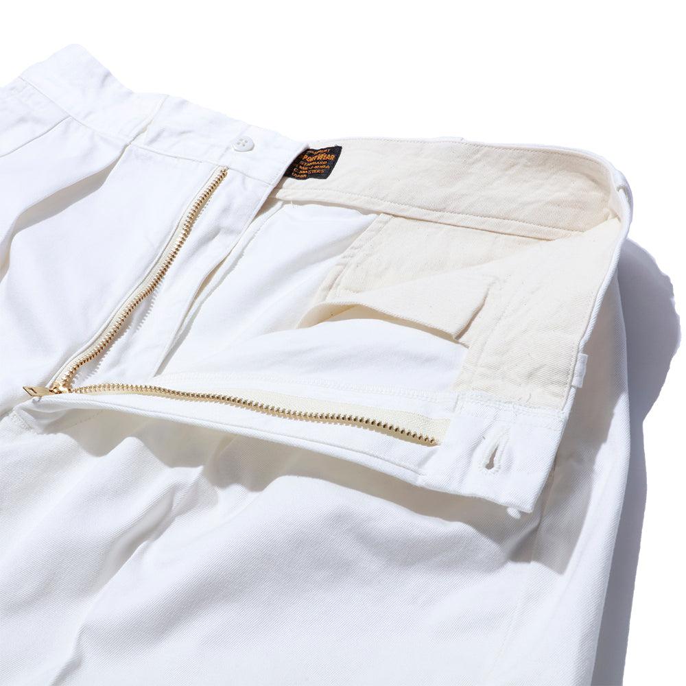 Pherrow's Pleated Shorts Off White - Image 4