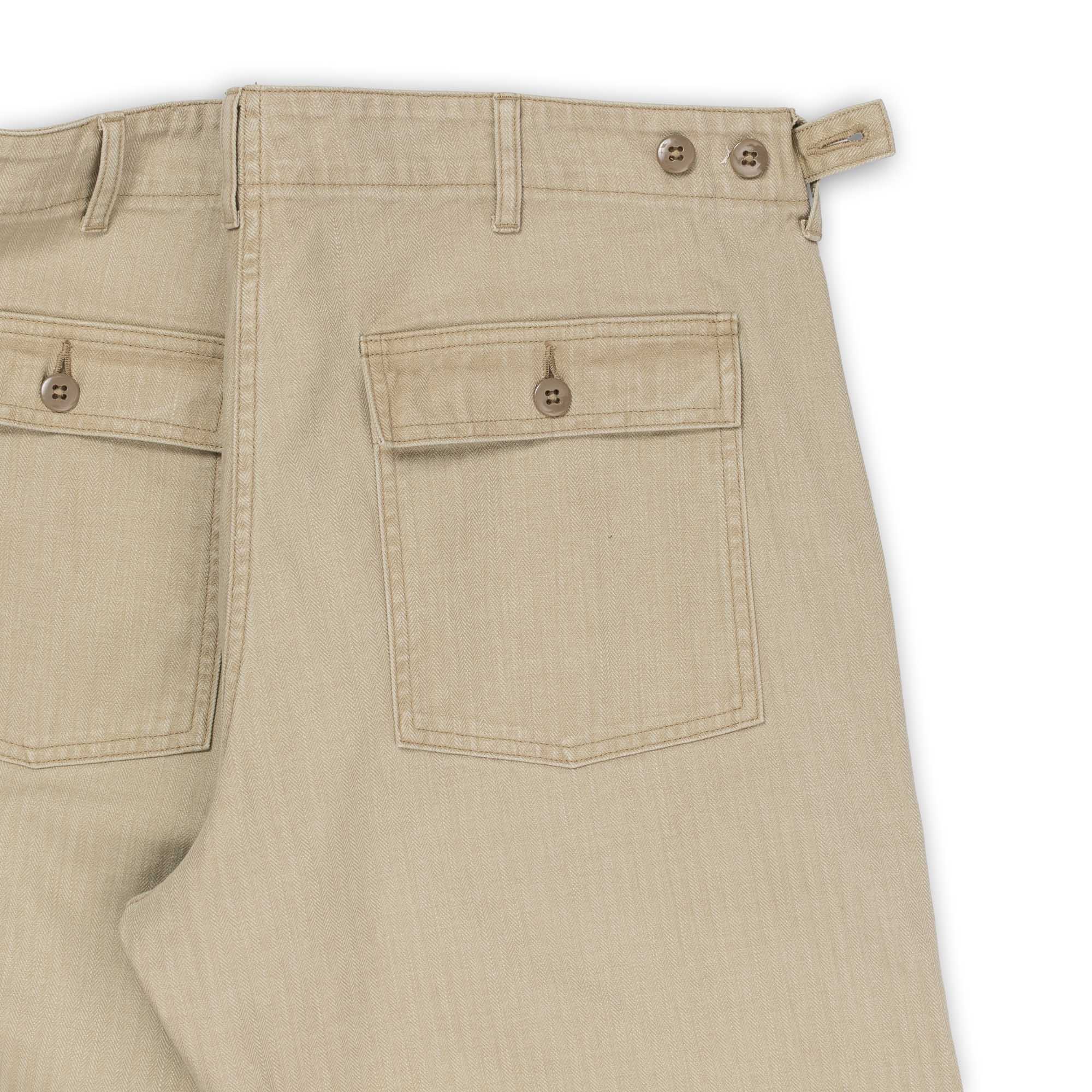Pherrow's PUP-H HBT Fatigue Pants Beige - Image 5