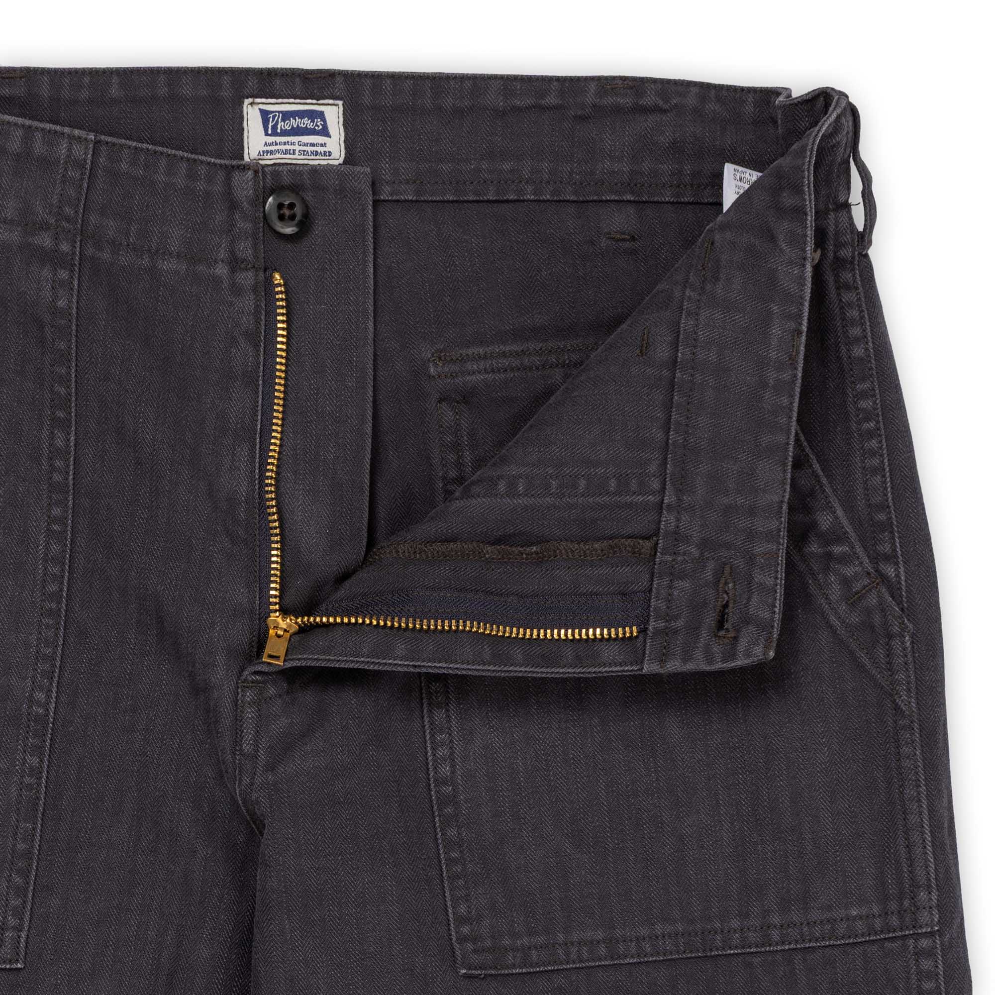 Pherrow's PUP-H HBT Fatigue Pants Black - Image 4