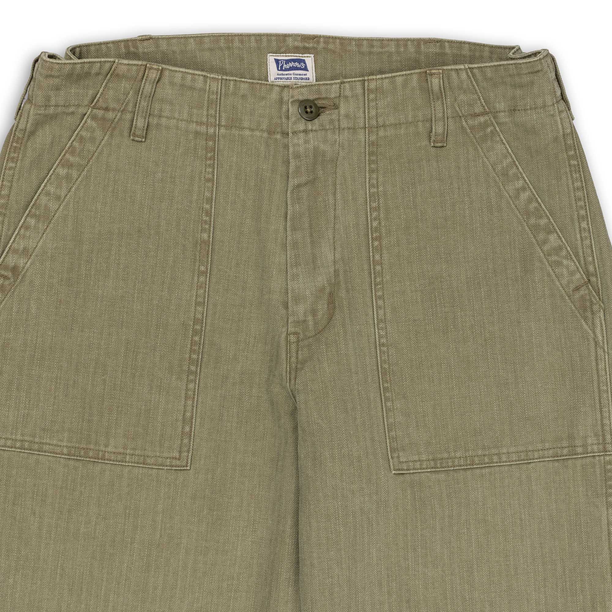 Pherrow's PUP-H HBT Fatigue Pants Olive - Image 3