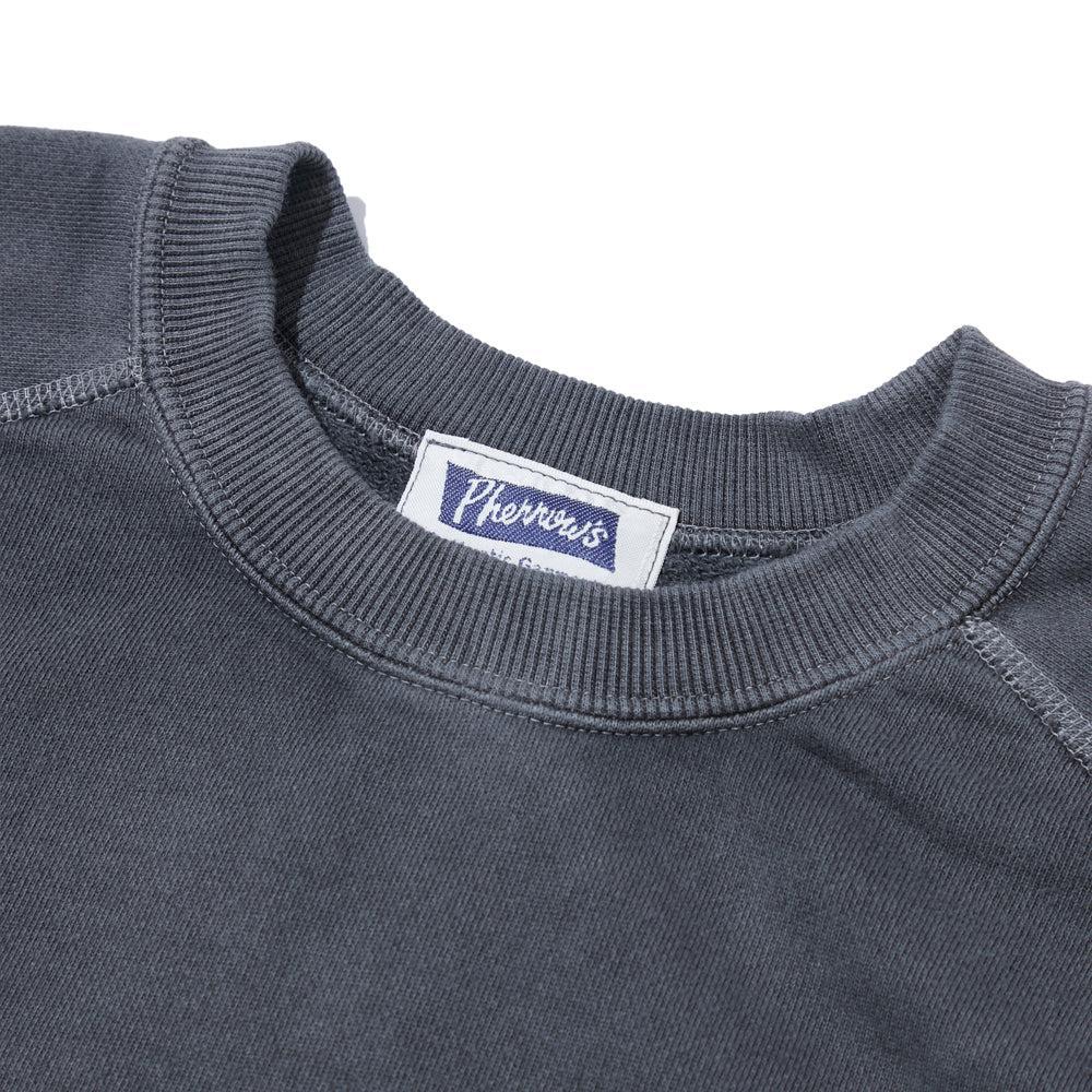 Pherrow's Raglan Sleeve Sweatshirt Faded Black - Image 3