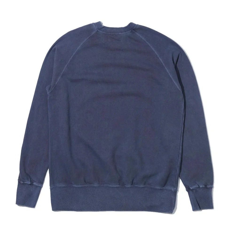 Pherrow's Raglan Sleeve Sweatshirt Faded Navy - Image 2