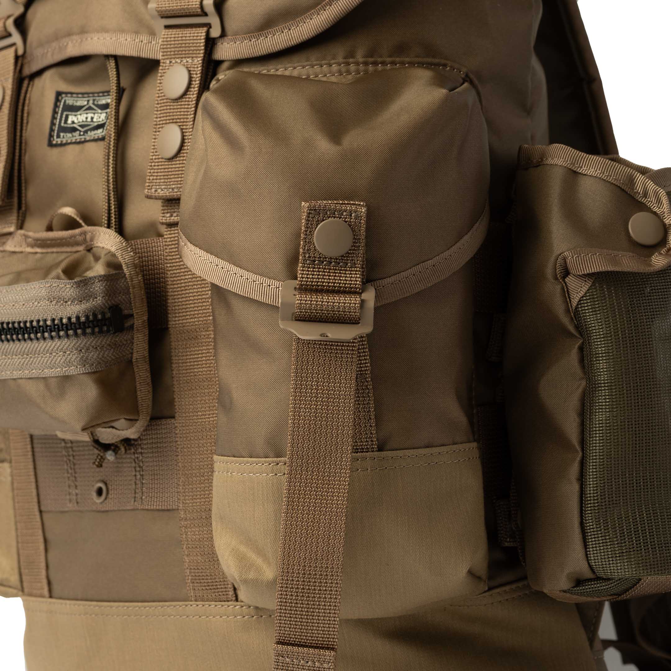Porter Yoshida & Co All Alice Pack With Pouches Beige - Image 4