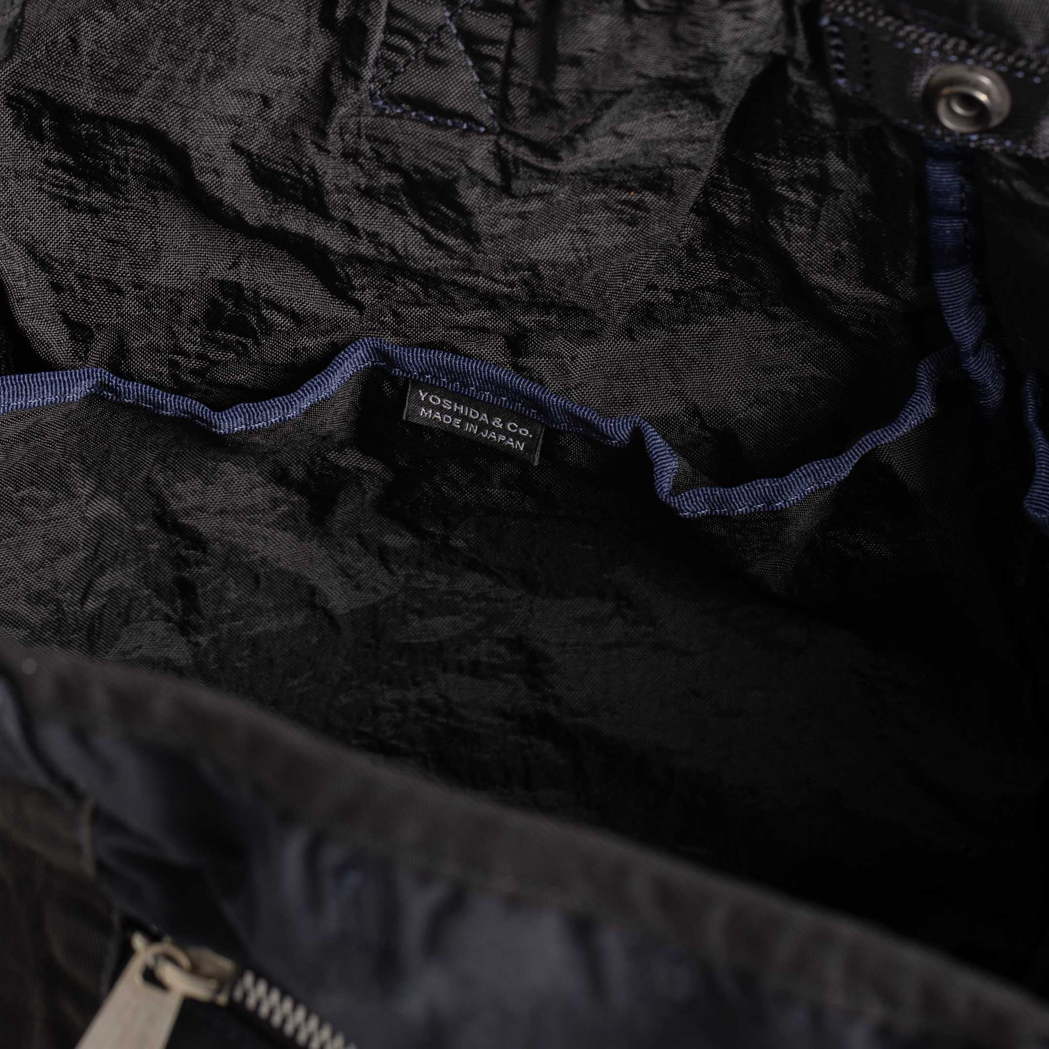 Porter Yoshida & Co Crag Tote Bag Navy - Image 5