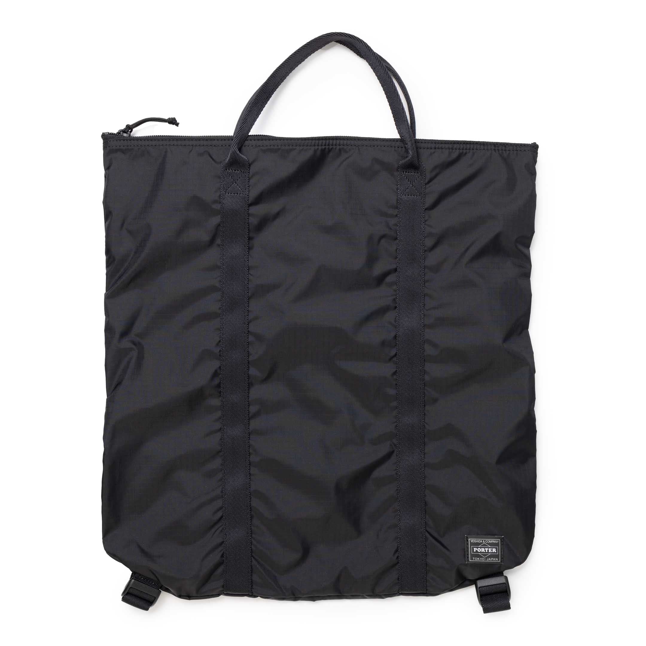 Porter Yoshida & Co Flex 2Way Tote Bag Black