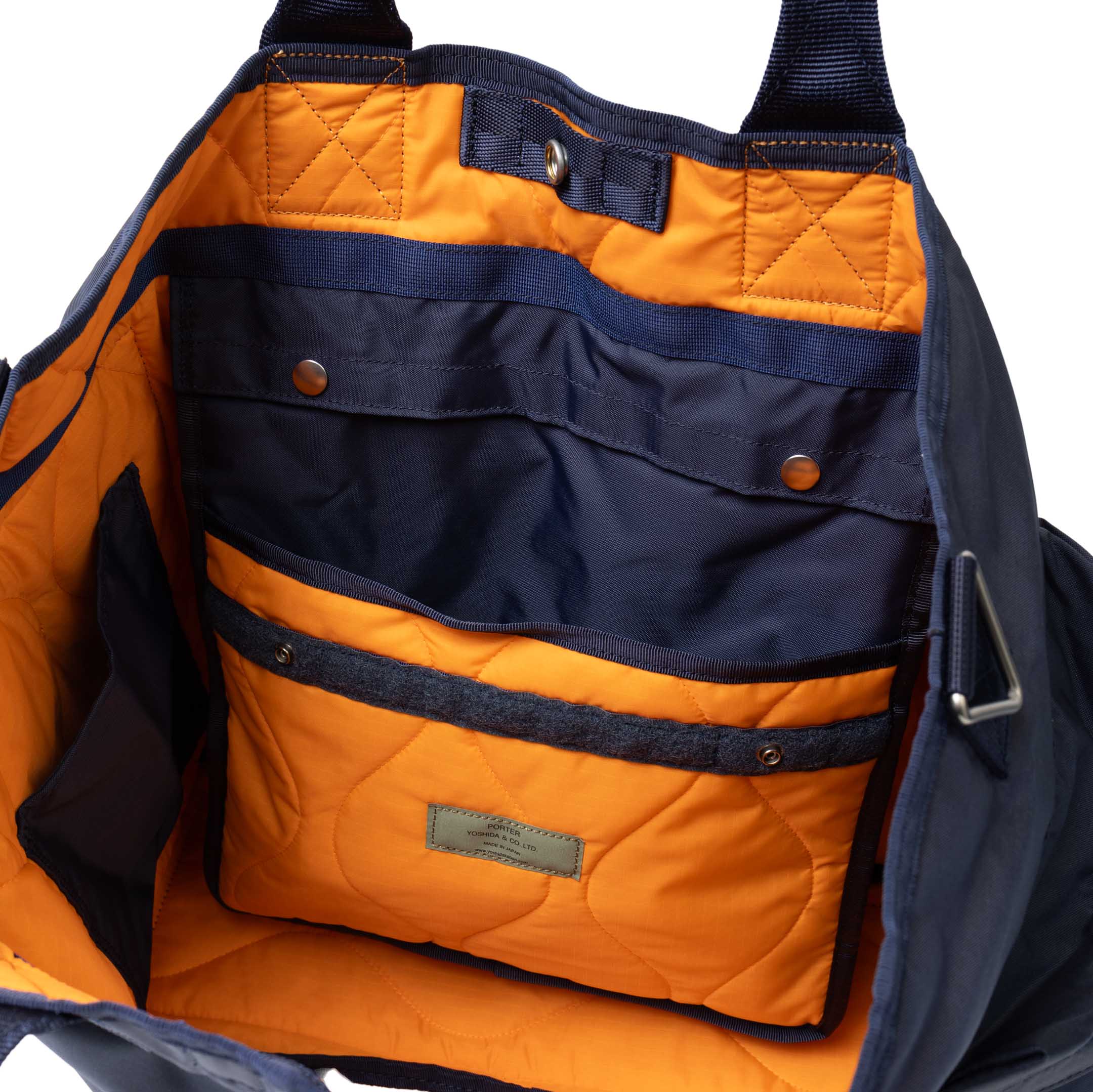 Porter Yoshida & Co Force 2Way Tote Bag Navy - Image 3