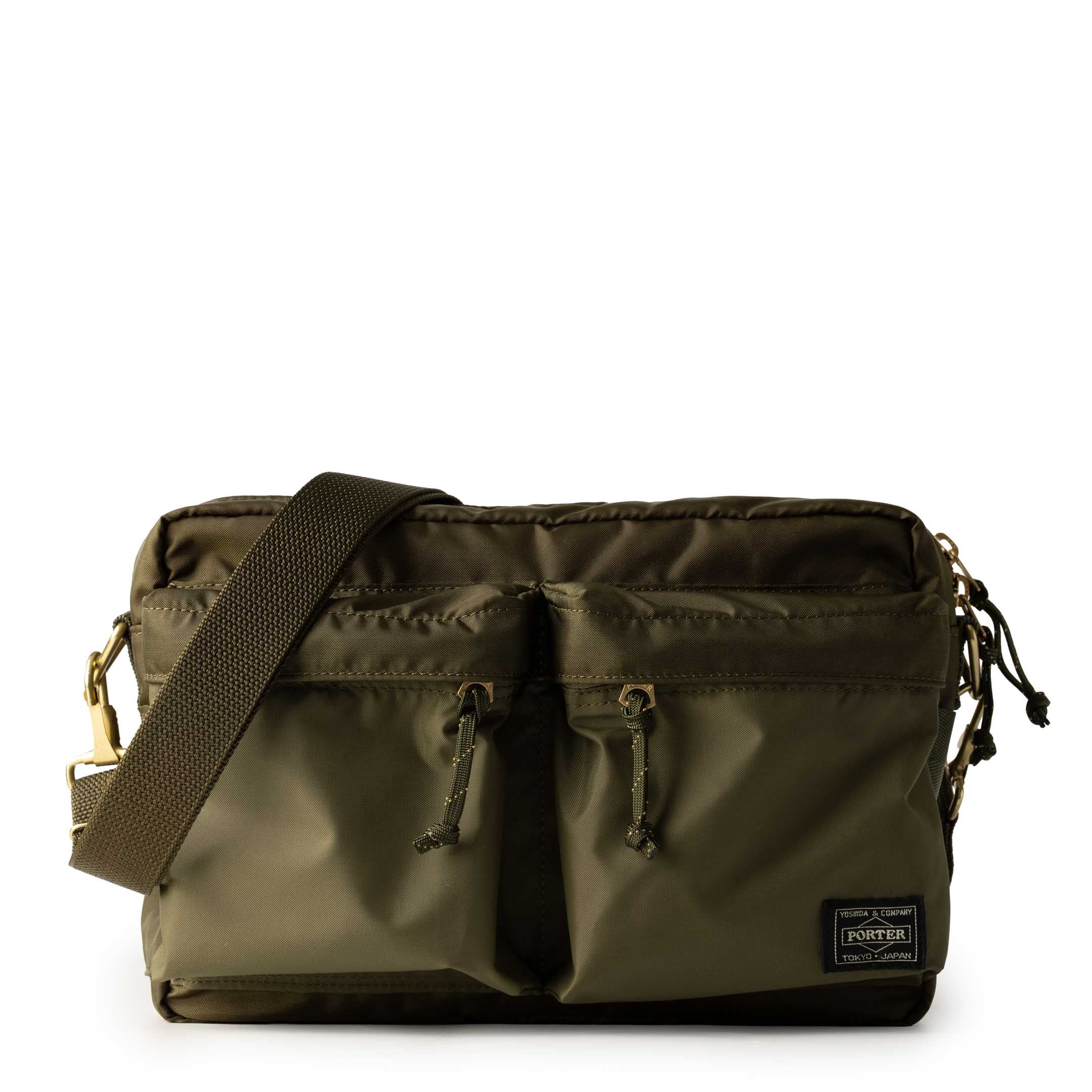 Porter Yoshida & Co Force Shoulder Bag (S) Olive Drab