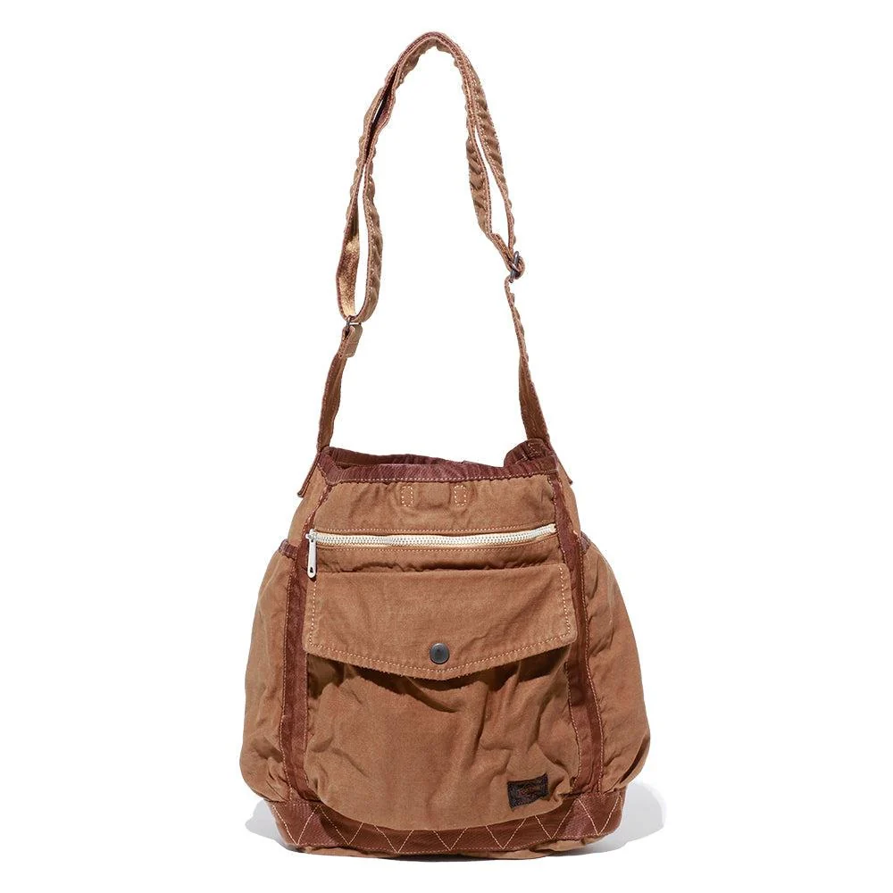 Porter Yoshida Crag Crag Sholder Bag (L) Coyote