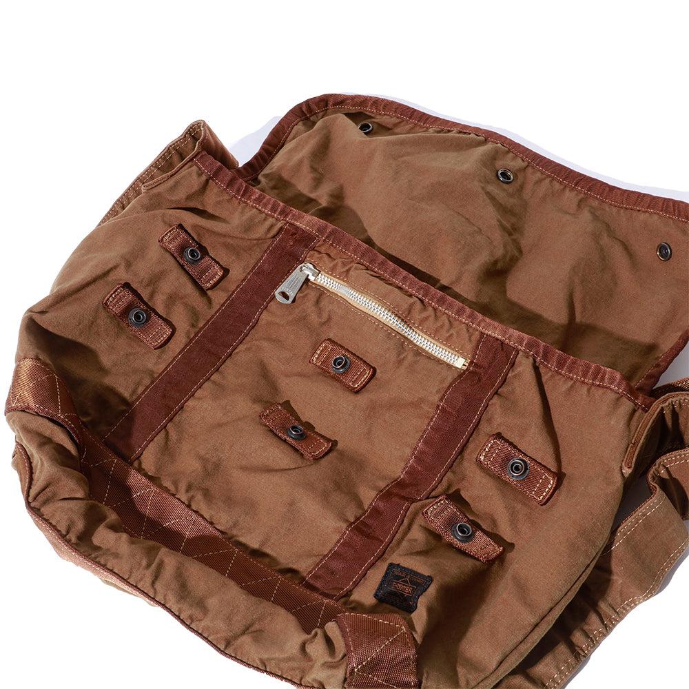 Porter Yoshida Crag Messenger Bag (M) Coyote Brown - Image 3