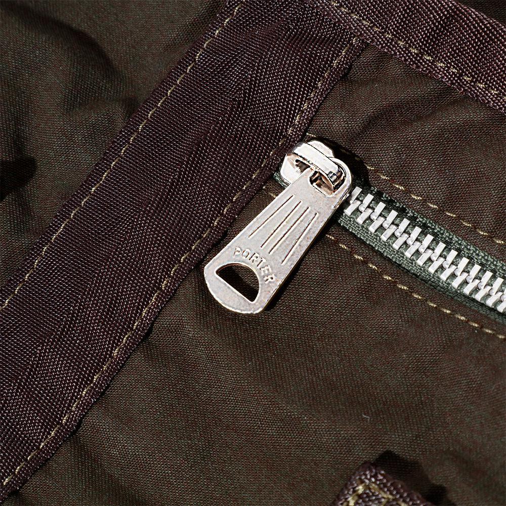 Porter Yoshida Crag Messenger Bag (M) Khaki Green - Image 4