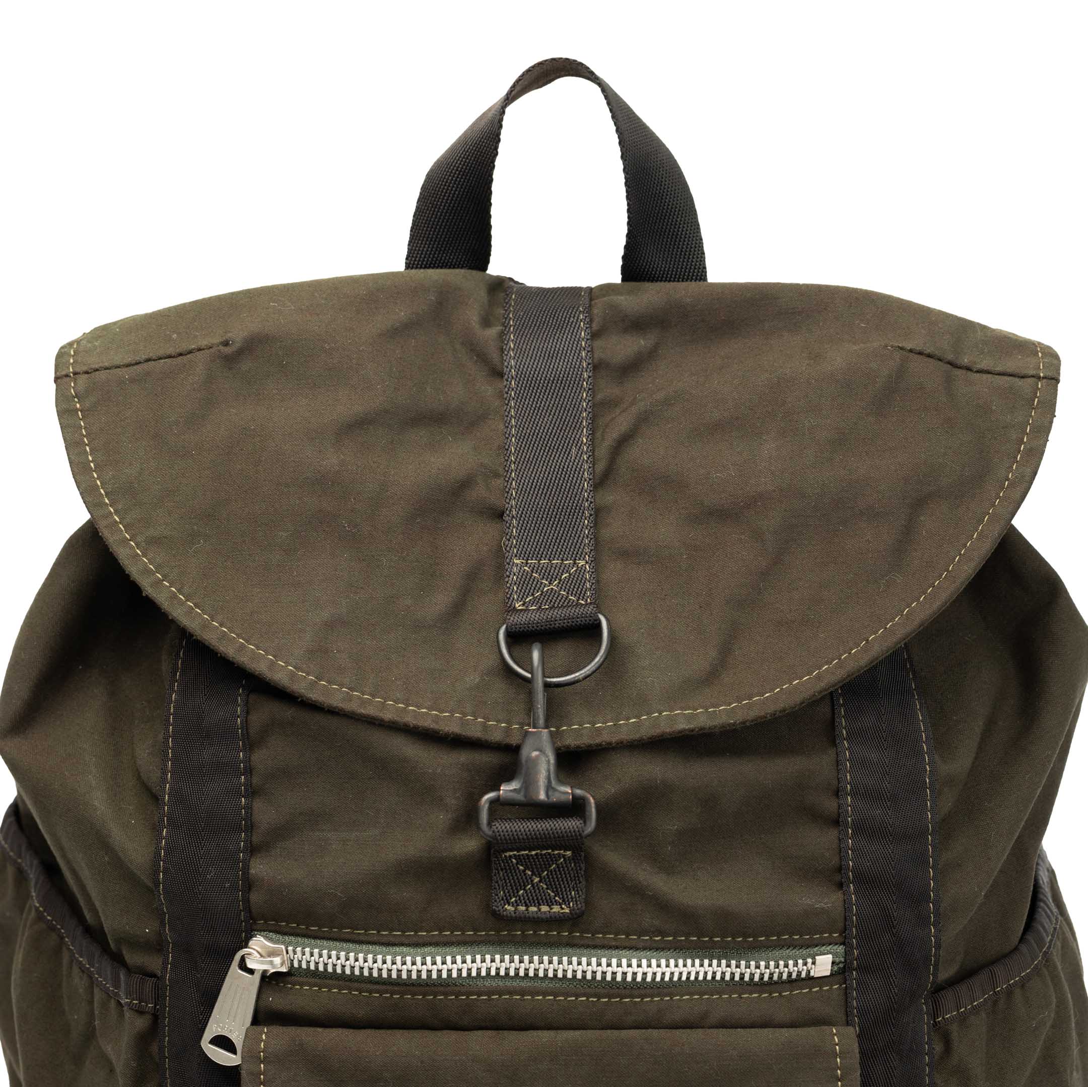 Porter Yoshida Crag Rucksack Khaki - Image 4