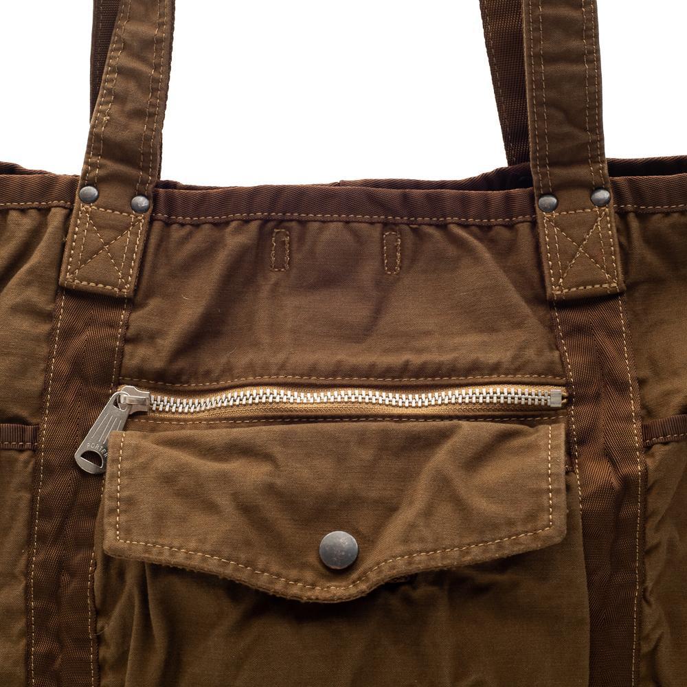 Porter Yoshida & Co Crag Tote Bag Coyote - Image 3