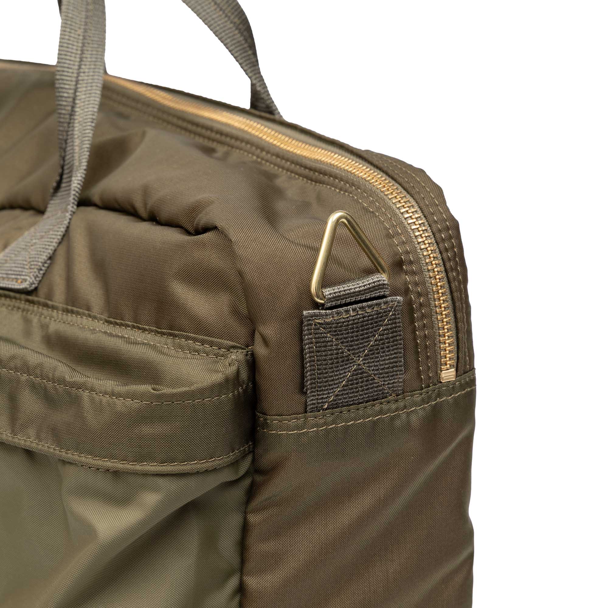 Porter Yoshida Force 3Way Briefcase Olive Drab - Image 3