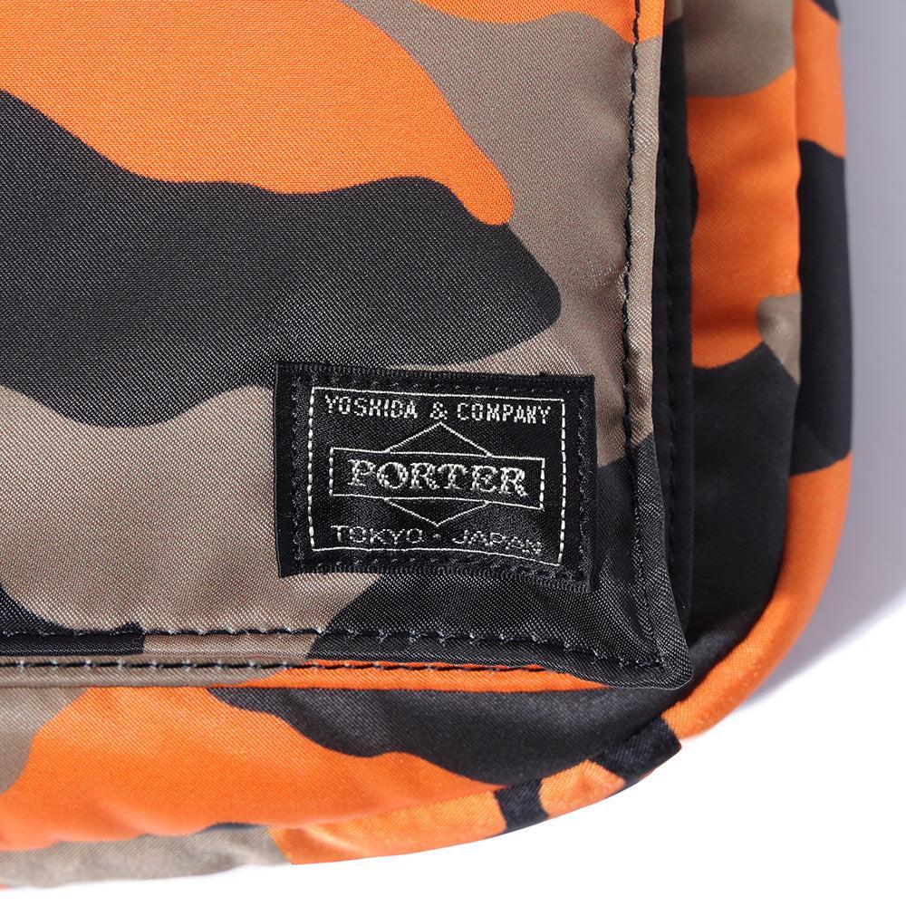 Porter Yoshida PS Camo Document Case Woodland Orange - Image 5